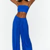 Pleated Wide-Leg Palazzo Pants