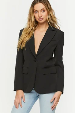 Plunging Cutout Blazer