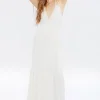 Plunging Halter Maxi Dress