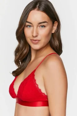 Plunging Lace Bralette