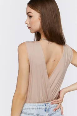 Plunging Surplice Bodysuit