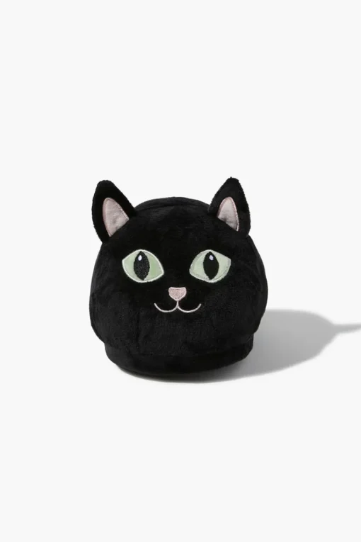 Plush Cat House Slippers