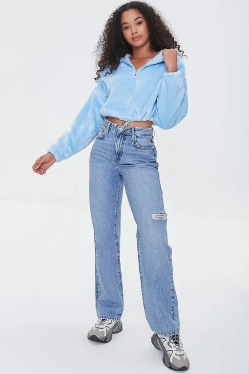 Plush Half-Zip Jacket