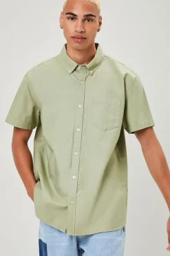 Pocket Button-Front Shirt