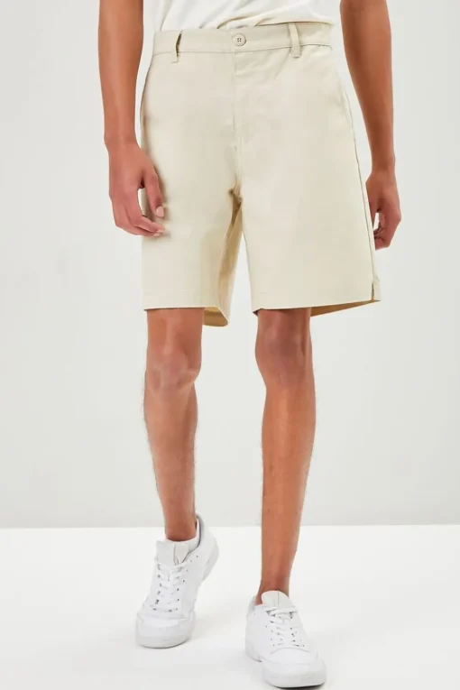 Pocket Vented-Hem Shorts