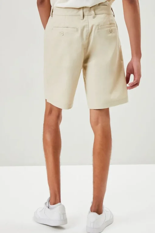 Pocket Vented-Hem Shorts