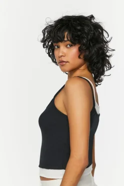 Pointelle Cropped Combo Cami