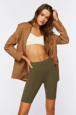 Ponte Knit Biker Shorts