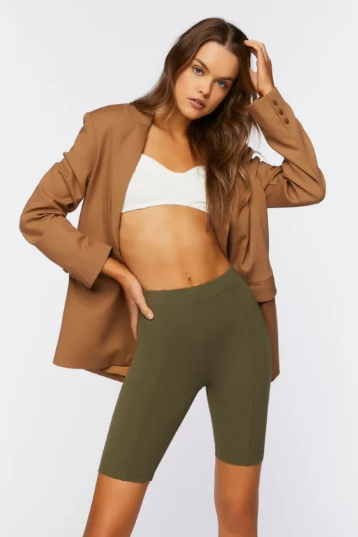 Ponte Knit Biker Shorts