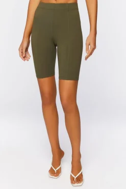 Ponte Knit Biker Shorts