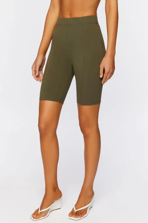 Ponte Knit Biker Shorts