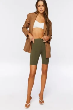 Ponte Knit Biker Shorts