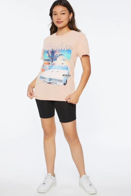 Pontiac Graphic Mineral Wash Tee