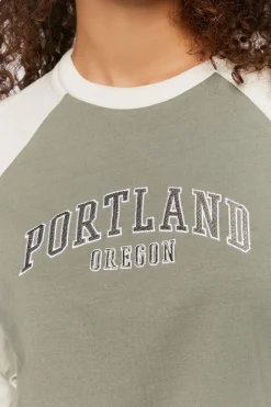 Portland Graphic Raglan-Sleeve Tee