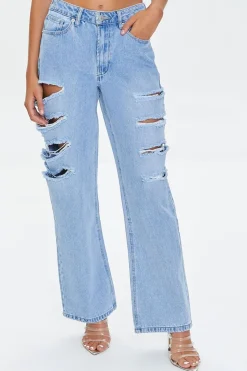 Premium Distressed 90S Fit Jeans
