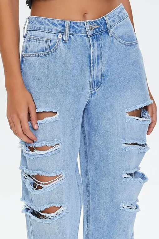 Premium Distressed 90S Fit Jeans