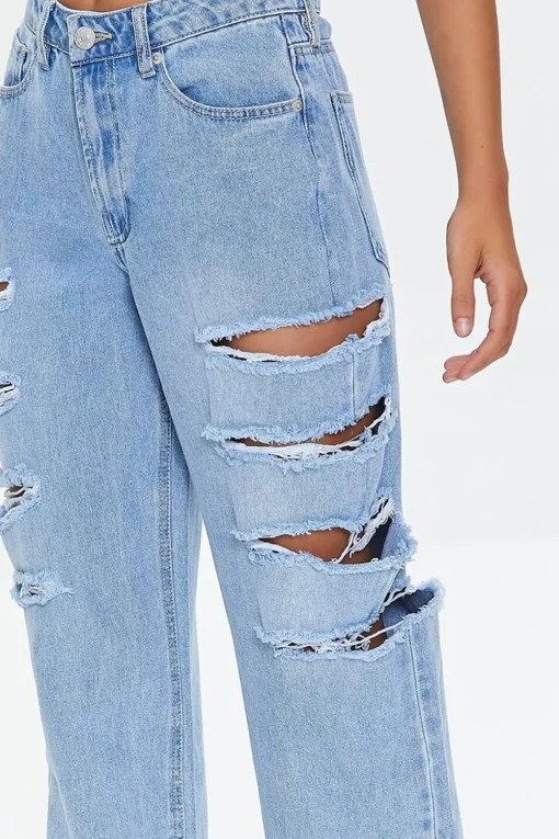 Premium Distressed 90S Fit Jeans