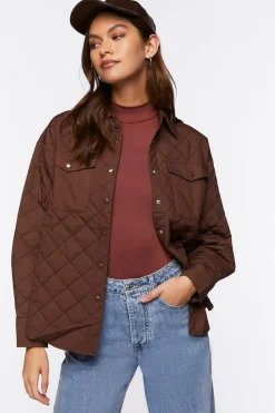 Quilted Dolphin-Hem Shacket