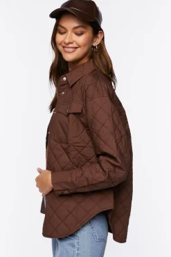 Quilted Dolphin-Hem Shacket