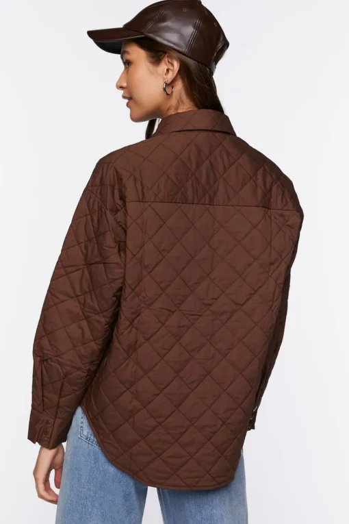 Quilted Dolphin-Hem Shacket