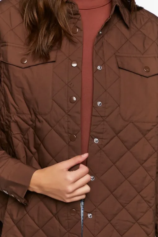 Quilted Dolphin-Hem Shacket