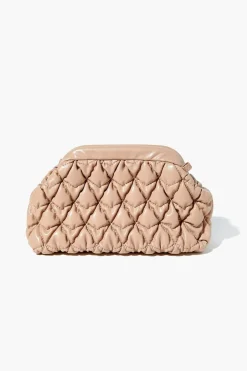 Quilted Faux Leather Crossbody Bag