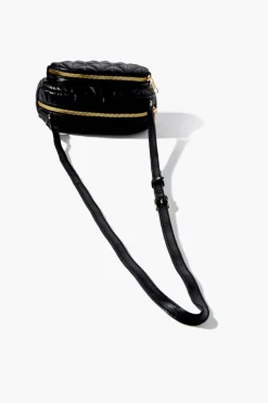 Quilted Faux Leather Crossbody Bag