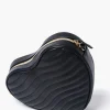 Quilted Heart-Shaped Crossbody Bag
