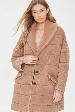 Quilted Longline Jacket