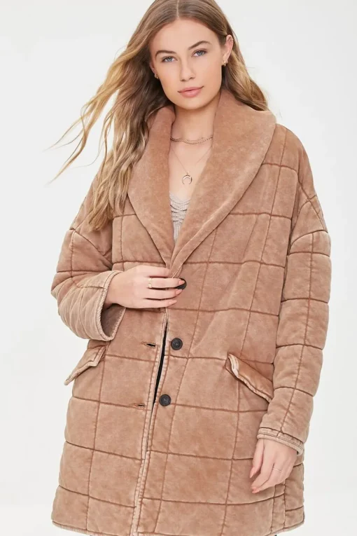 Quilted Longline Jacket