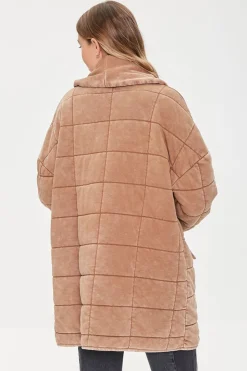 Quilted Longline Jacket
