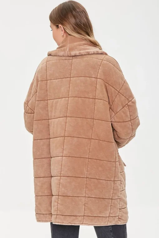 Quilted Longline Jacket