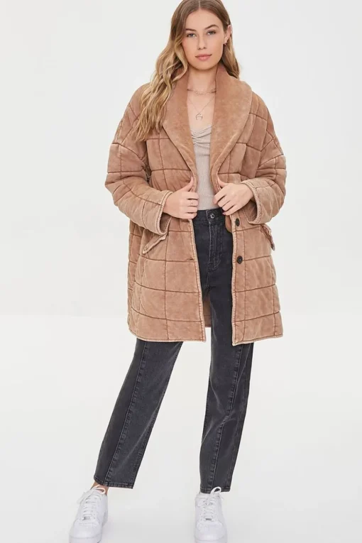 Quilted Longline Jacket