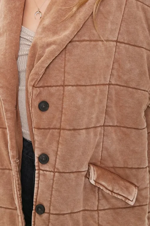 Quilted Longline Jacket