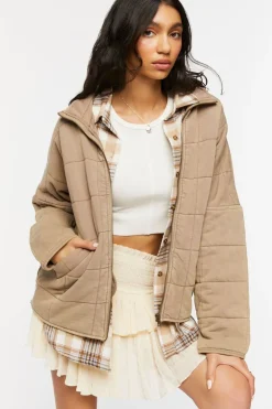Quilted Zip-Up Jacket
