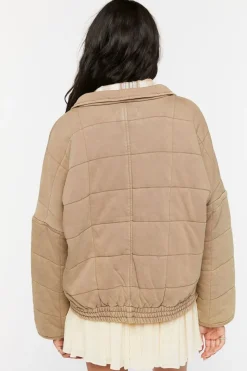 Quilted Zip-Up Jacket