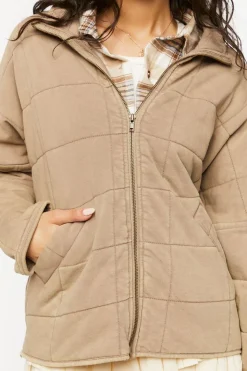 Quilted Zip-Up Jacket
