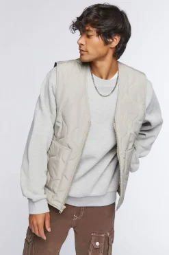 Quilted Zip-Up Vest