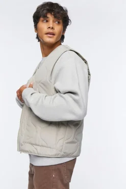 Quilted Zip-Up Vest