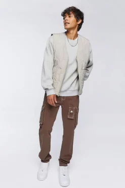 Quilted Zip-Up Vest