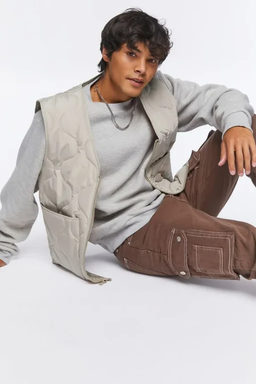 Quilted Zip-Up Vest