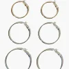 Rainbow Hoop Earring Set