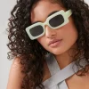 Rectangular Frame Sunglasses