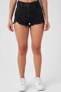 Recycled Cotton Curvy Denim Shorts