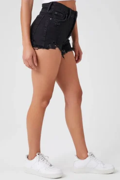 Recycled Cotton Curvy Denim Shorts