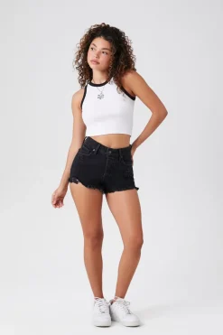 Recycled Cotton Curvy Denim Shorts
