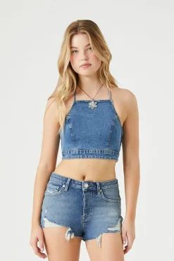 Recycled Cotton Denim Shorts