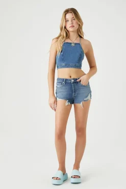Recycled Cotton Denim Shorts