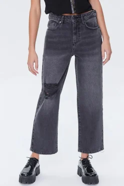 Recycled Cotton High-Rise Straight Jeans