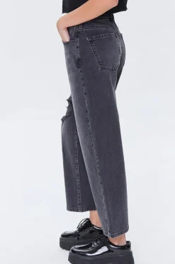 Recycled Cotton High-Rise Straight Jeans